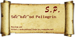 Sükösd Pellegrin névjegykártya